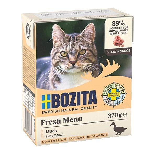 Bozita Fresh Menu - And i sauce vådfoder til kat, 370 g