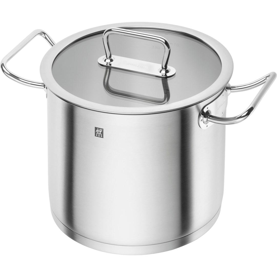 Aukštas puodas ZWILLING, nerūdijantis plienas, 24 cm, 8,1 l, su dangčiu - Pro