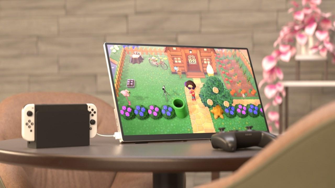 JAPANNEXT JN‑MD‑I156FHDR‑T 15,6" Full HD bærbar touchskærm - grå
