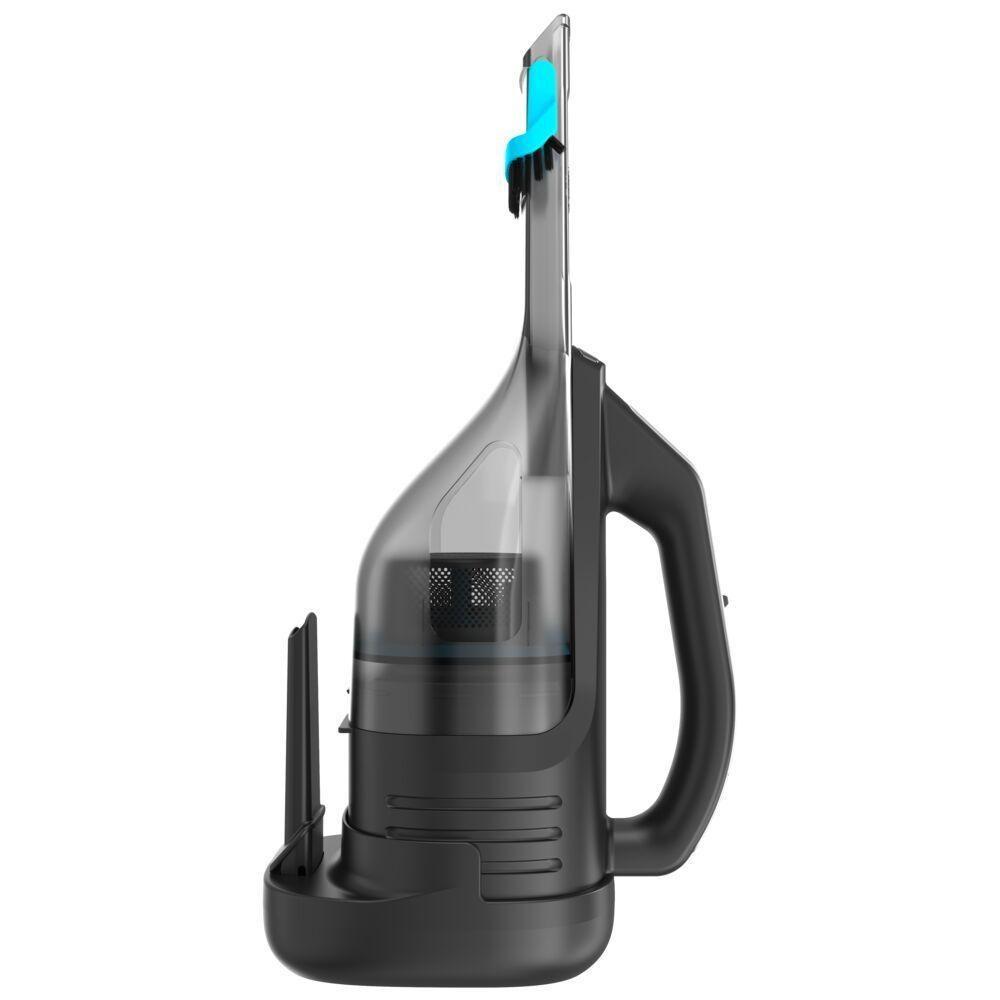 Black & Decker DVD320B håndstøvsuger - poseløs, sort/sølv/turkis