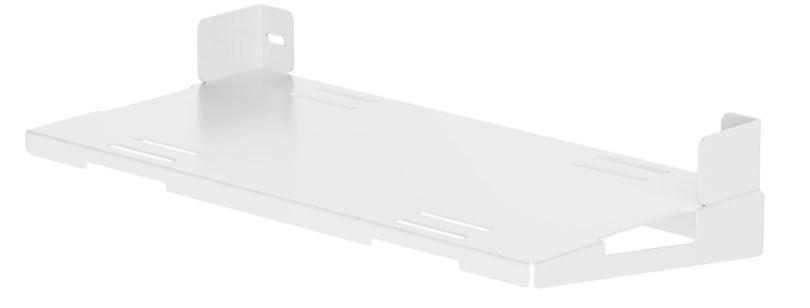 Oplite 102070 PC-holder - hvid stålkonsol 60 × 30 cm
