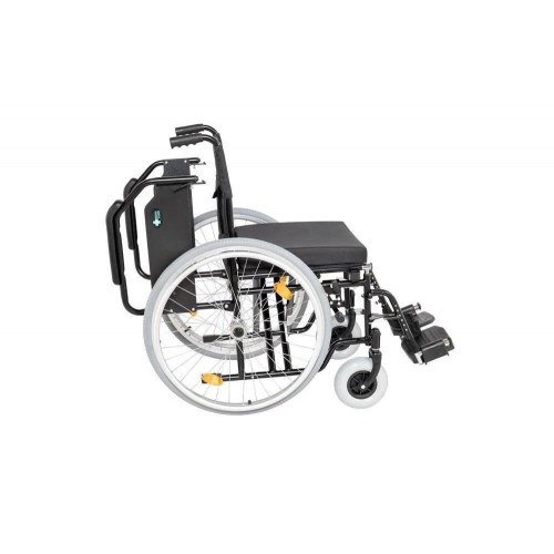 REHA FUND RF-1/42/PU/CZA-624/PU kørestol i stål - sammenklappelig, 48 cm sæde