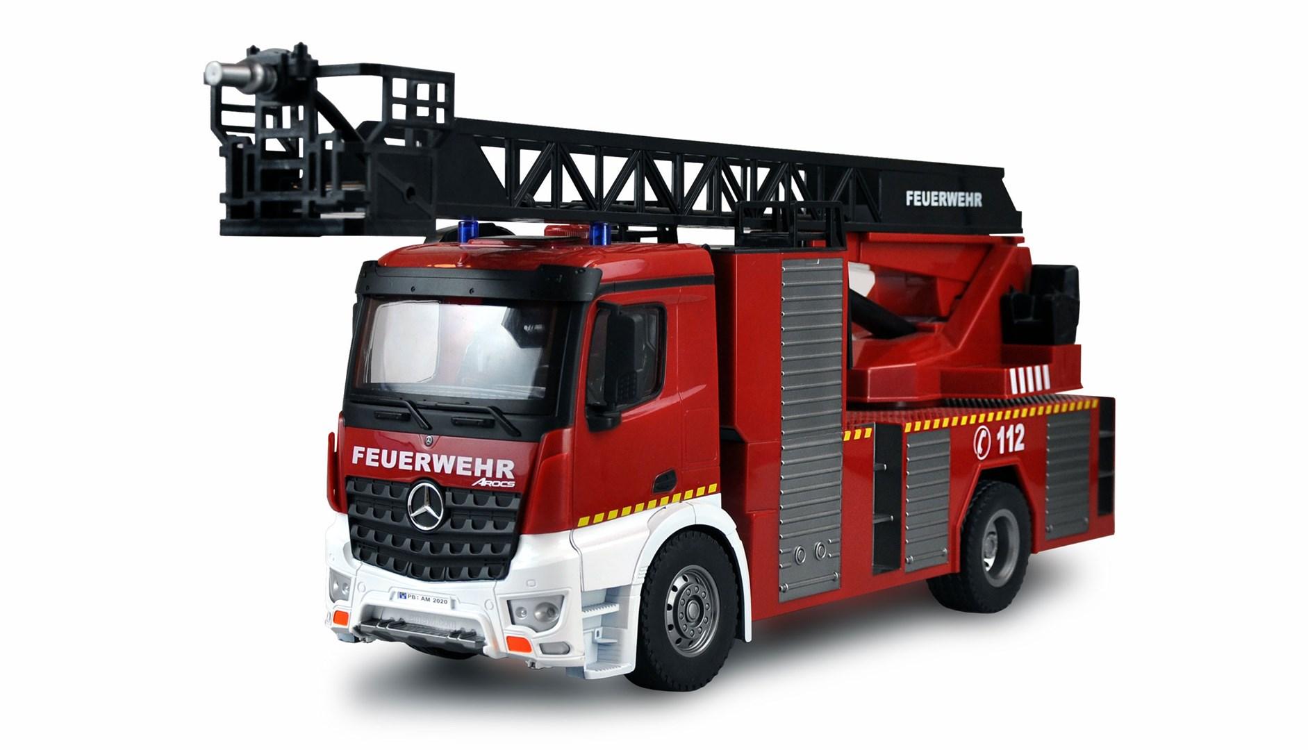 Fjernstyret brandbil 1:14 - 2,4 GHz, RTR, 12-kanals