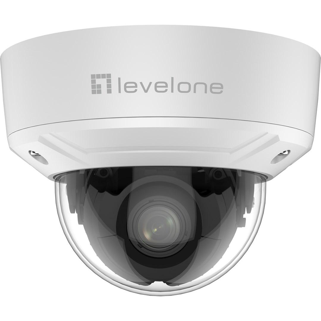 LevelOne GEMINI - 6 MP zoom IP-kamera, H.265, inde/ude, dome