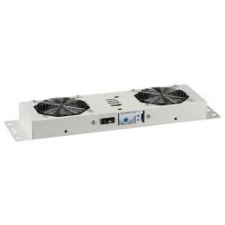 Rack-tilbehør køleventilator med 2 blæsere - EFB Elektronik 691656GR