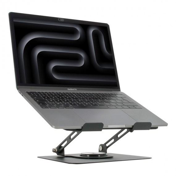 Justerbar laptop- og tabletstand - sort, op til 17" billede
