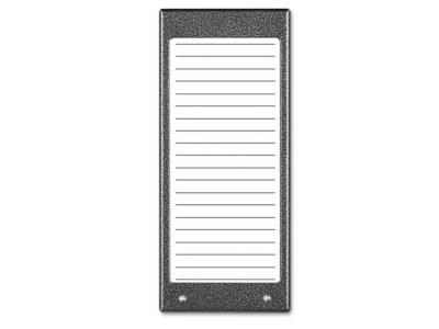 ACO CDN-17N - oplyst navnelistepanel til dørtelefon (ca. 17 navne)