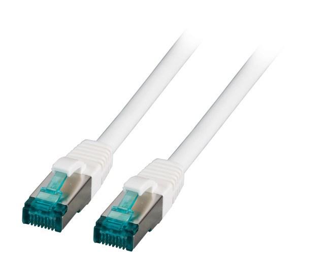 Netværkskabel Cat6a S/FTP - hvid 30 m, RJ‑45 han/han, LSZH billede