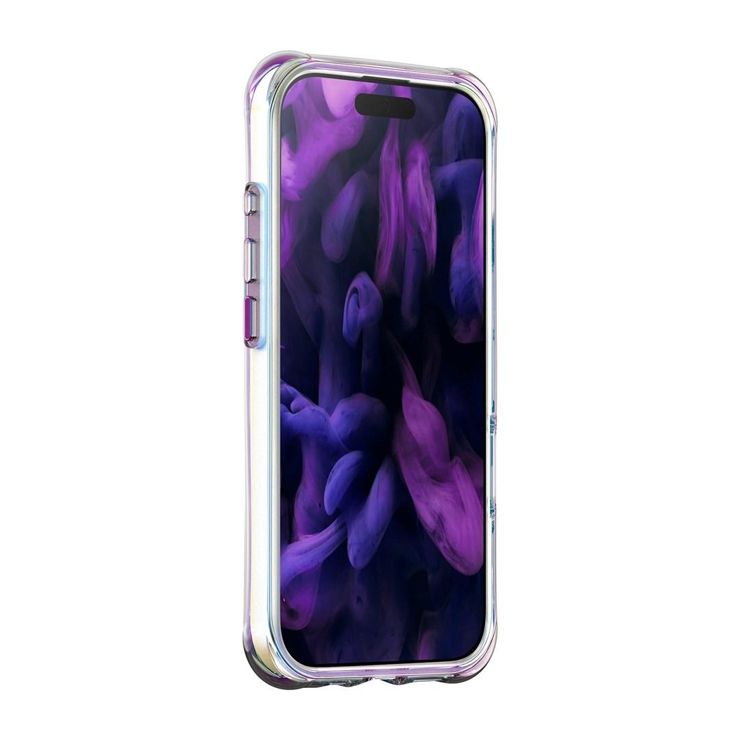 LAUT AERO HOLO mobilcover 6,3" - Holo Pearl, transparent billede
