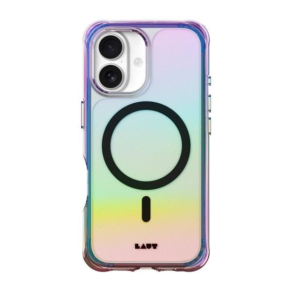 LAUT AERO Holo Midnight mobilcover til iPhone 16 cm (6,3") - gennemsigtig/multifarvet, MagSafe billede