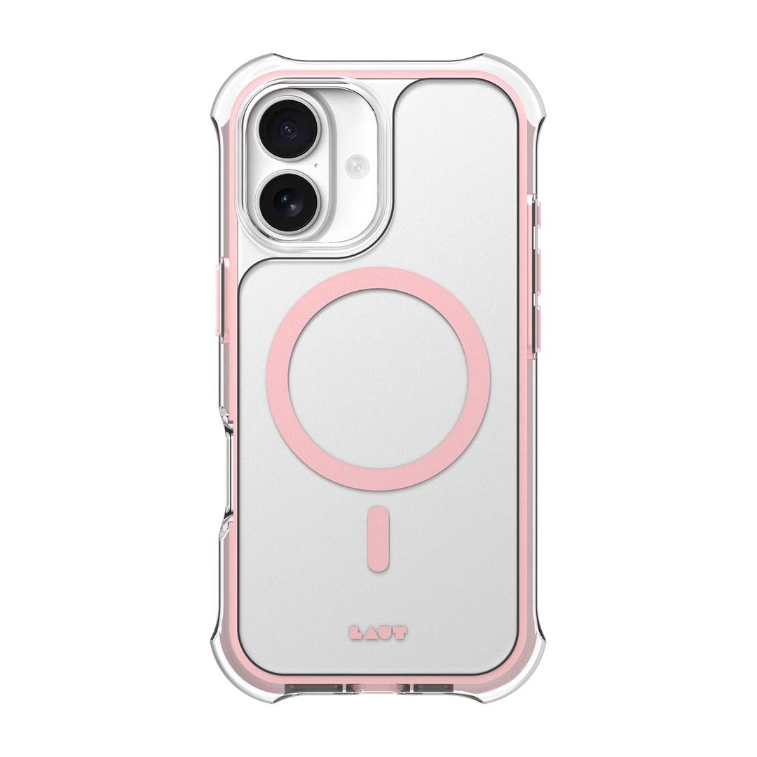 LAUT AERO PROTECT mobiltelefon etui 16 cm (6.3") Cover Lyserød, Transparent