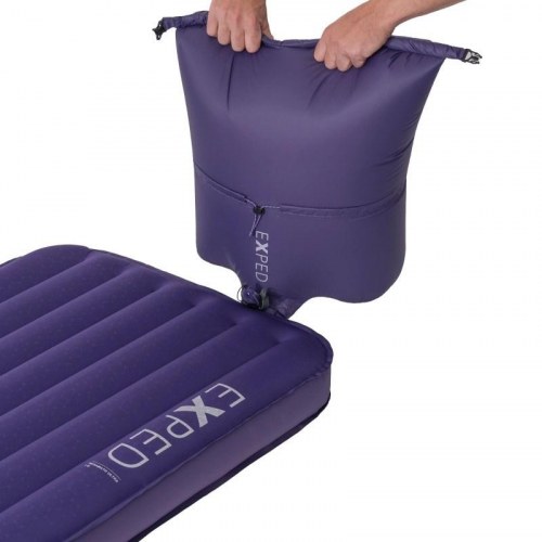 EXPED MegaMat Ultra LXW - selvoppustelig madras, lilla