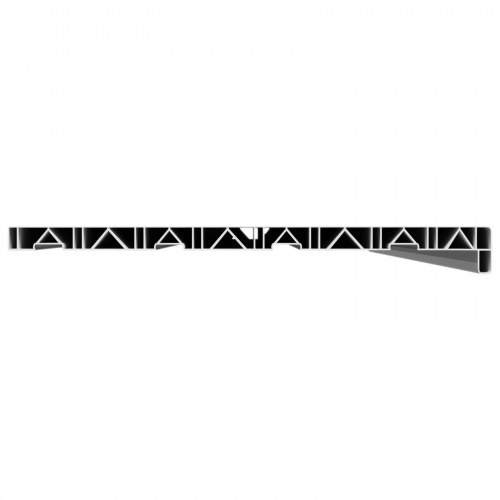 Vindueskarm Hvid 140 x 40 x 4,5 cm PVC