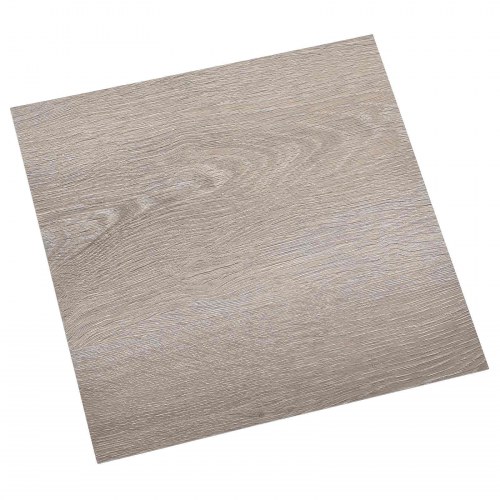 Selvklæbende Gulvplanker 30,5 x 30,5 cm 20 stk PVC Gråbrun