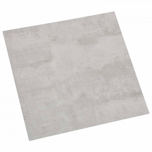 Selvklæbende Gulvplanker 30,5 x 30,5 cm 20 stk PVC Hvid og Grå