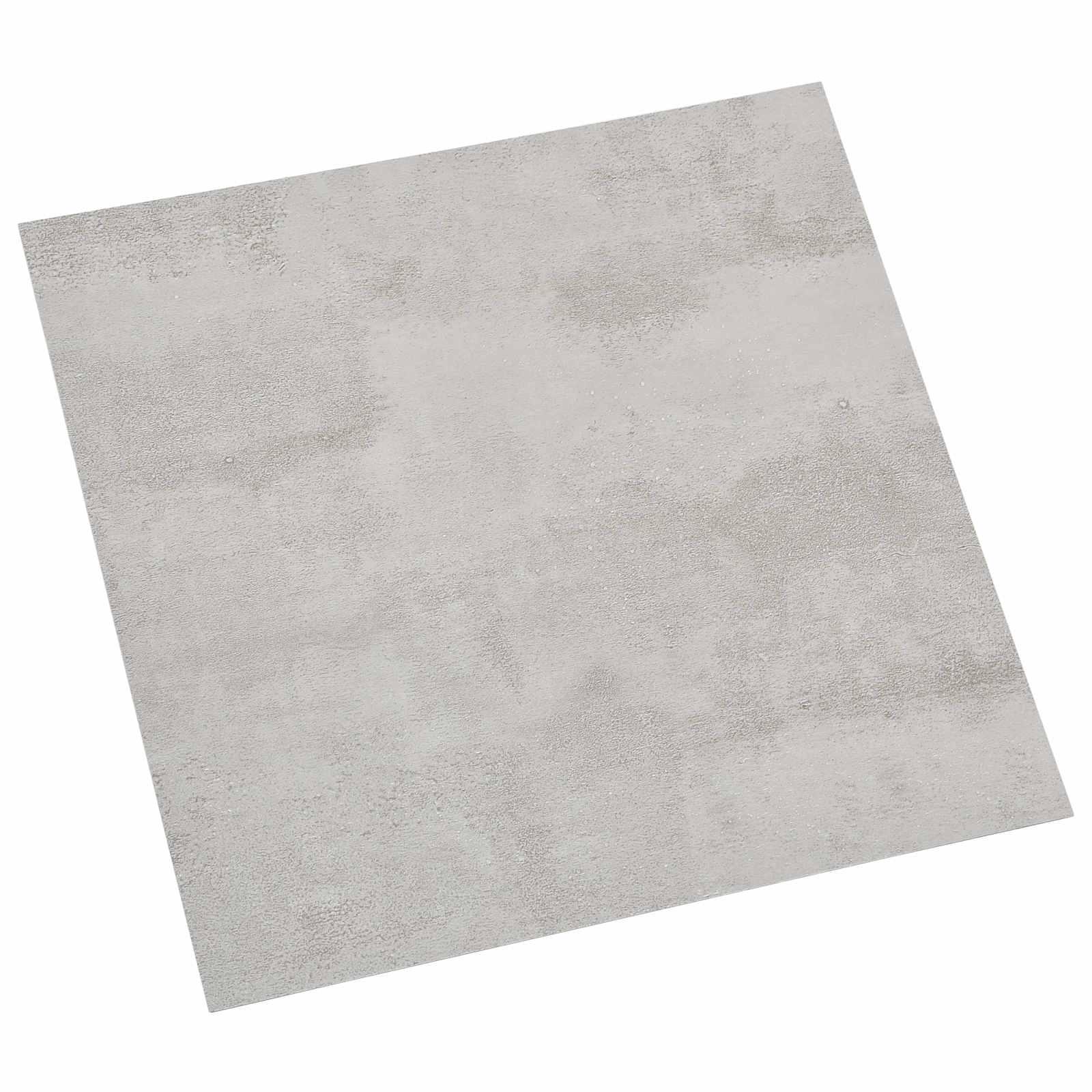 Selvklæbende Gulvplanker 30,5 x 30,5 cm 20 stk PVC Hvid og Grå