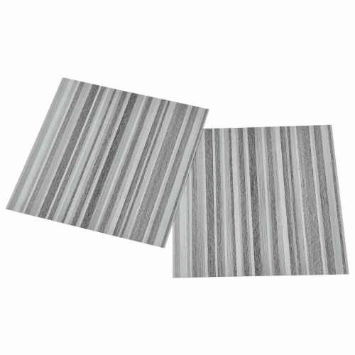 Selvklæbende Gulvplanker 30,5 x 30,5 cm 20 stk PVC Grå og sort