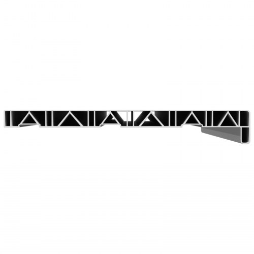 Vindueskarm Hvid 100 x 35 x 4,5 cm PVC