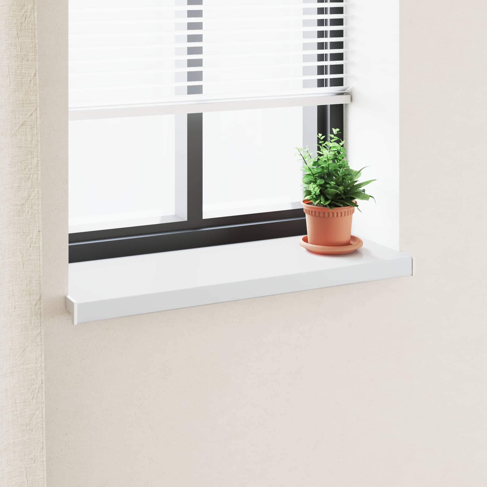 Vindueskarm Hvid 100 x 30 x 4,5 cm PVC