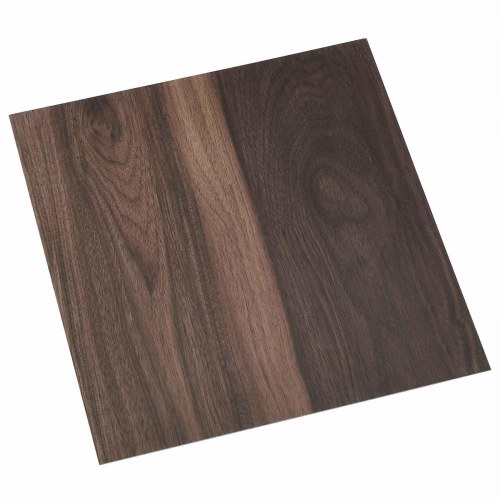 Selvklæbende Gulvplanker 30,5 x 30,5 cm 20 stk PVC Mørk Brun