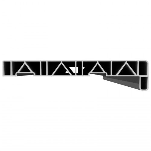 Vindueskarm Hvid 140 x 20 x 4,5 cm PVC
