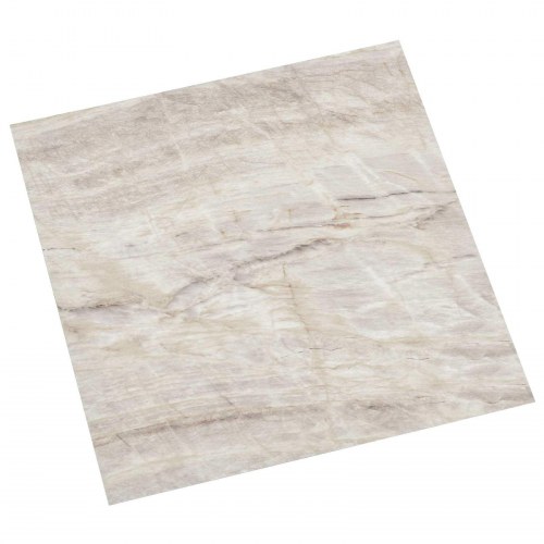 Selvklæbende Gulvplanker 30,5 x 30,5 cm 20 stk PVC Beige