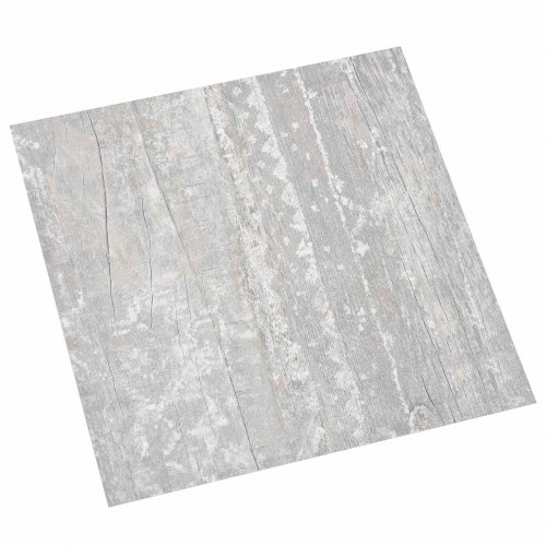 Selvklæbende Gulvplanker 30,5 x 30,5 cm 20 stk PVC Grå