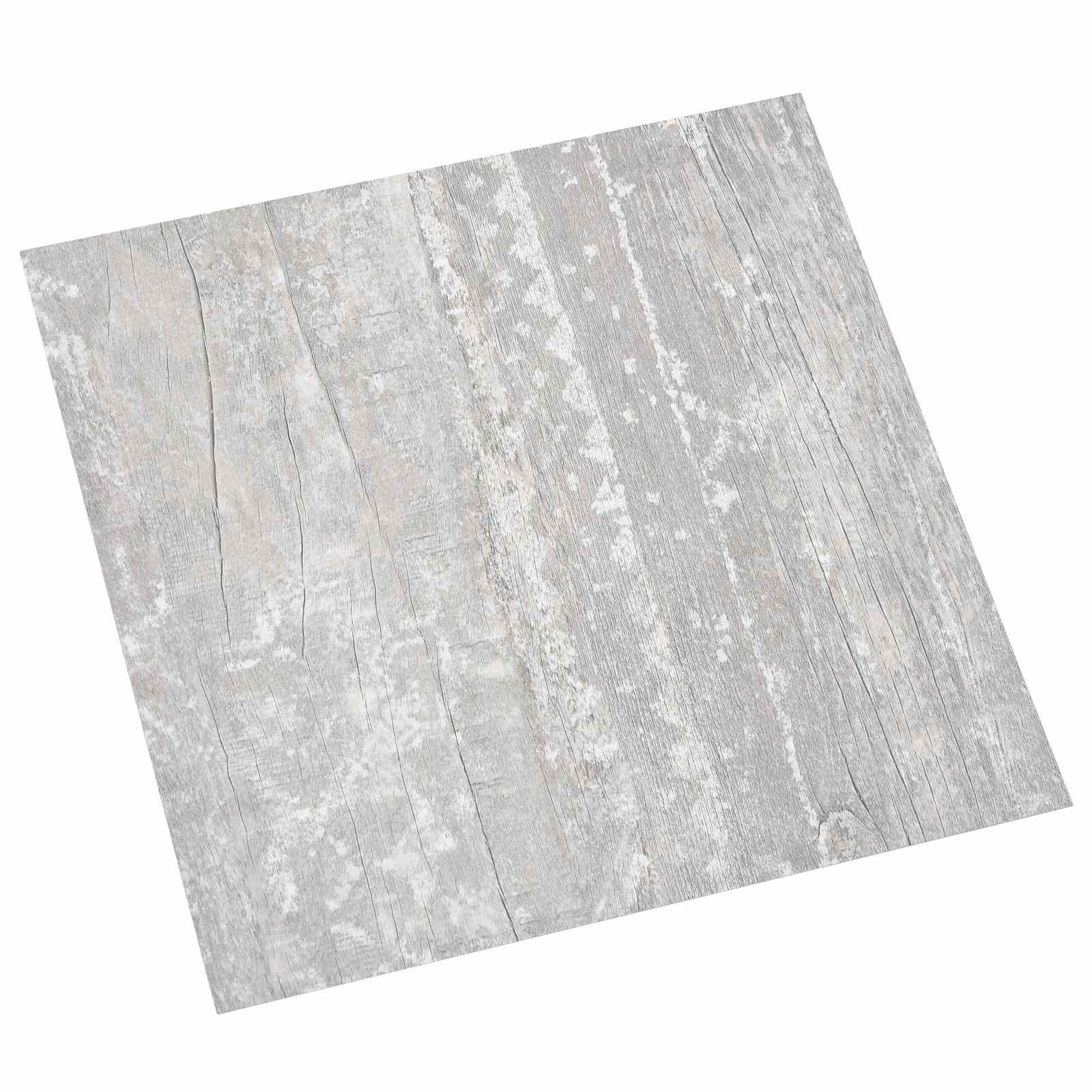 Selvklæbende Gulvplanker 30,5 x 30,5 cm 20 stk PVC Grå