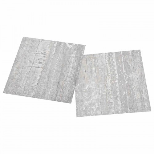 Selvklæbende Gulvplanker 30,5 x 30,5 cm 20 stk PVC Grå