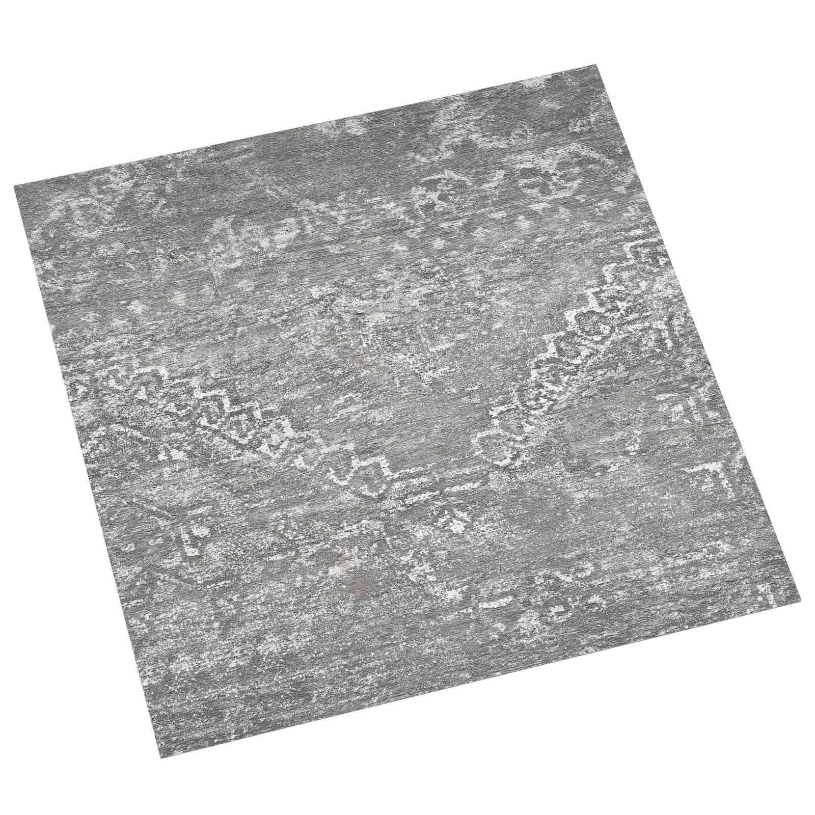 Selvklæbende Gulvplanker 30,5 x 30,5 cm 20 stk PVC Betongrå