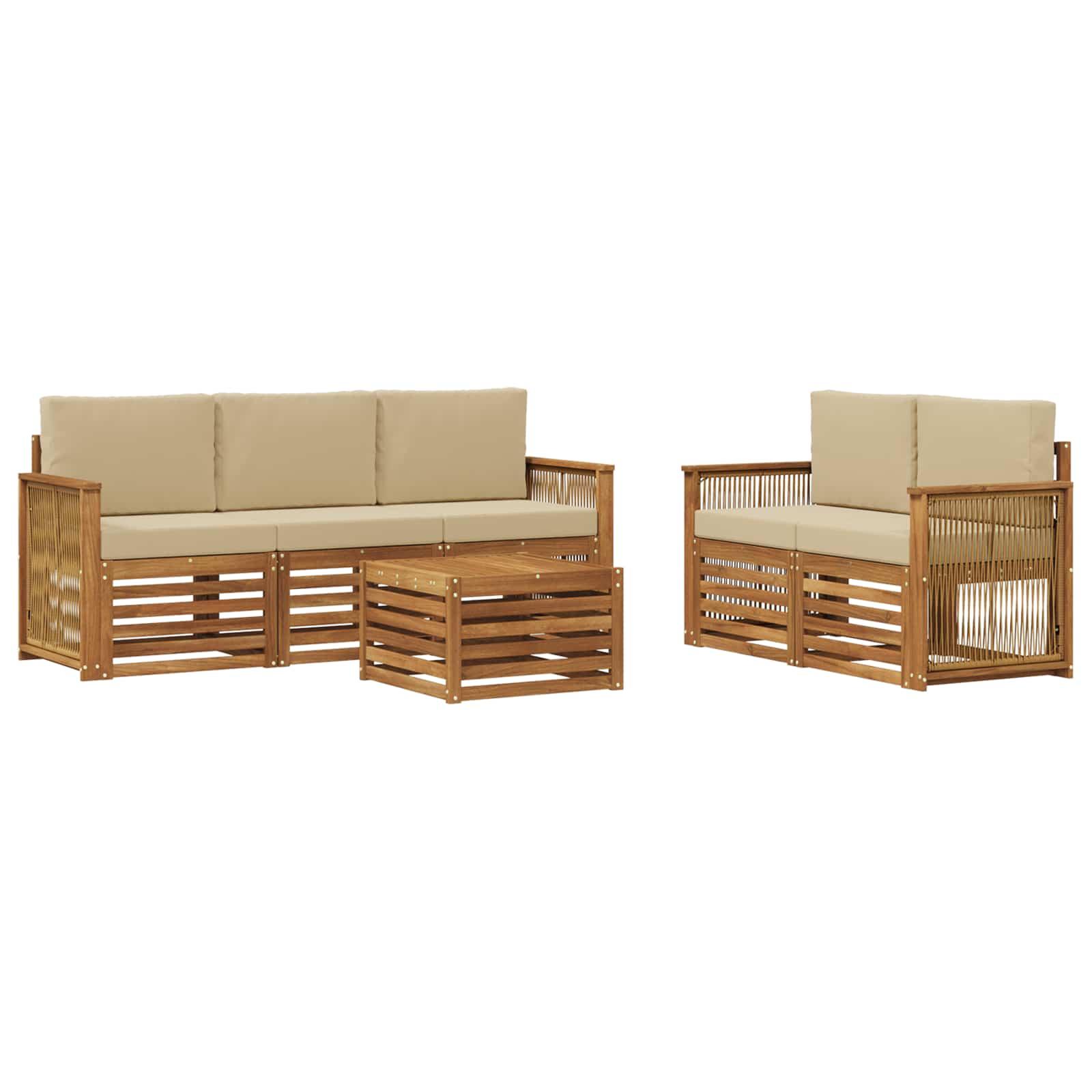 Sofasæt Massivt Akacietræ