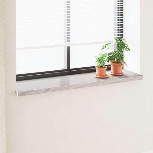 Vindueskarm Marmor tekstur 160 x 40 x 4,5 cm PVC