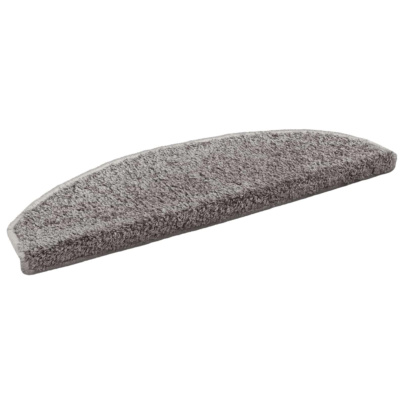 Selvklæbende Trappemåtter 15 stk Grå 80 x 24,5 x 3,5 cm