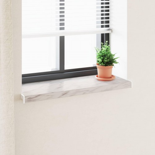 Vindueskarm Marmor tekstur 100 x 35 x 4,5 cm PVC
