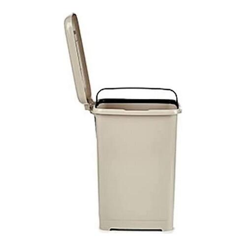 Affaldsspand med pedal Beige Plastik 10 L (20 x 34,5 x 27 cm)
