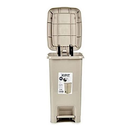 Affaldsspand med pedal Beige Plastik 10 L (20 x 34,5 x 27 cm)