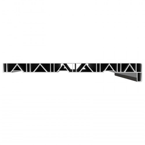 Vindueskarm Marmor tekstur 100 x 30 x 4,5 cm PVC