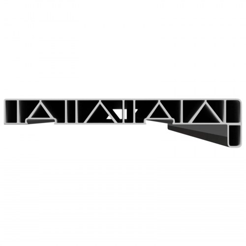 Vindueskarm Marmor tekstur 120 x 25 x 4,5 cm PVC