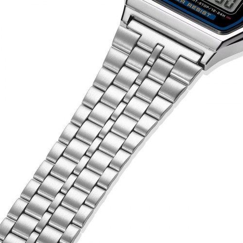 Casio A159W-N1 - unisex digital armbåndsur, sølvfarvet (OUTLET A)