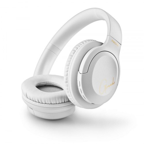 NGS Artica Greed - Bluetooth headset med mikrofon, hvid/sort (OUTLET A)