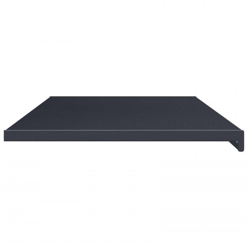 Vindueskarm Anthracit med træstruktur 160 x 50 x 4,5 cm PVC