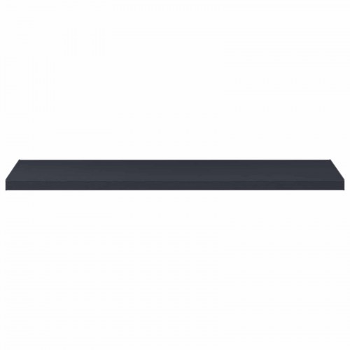 Vindueskarm Anthracit med træstruktur 120 x 50 x 4,5 cm PVC