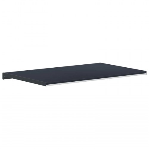 Vindueskarm Anthracit med træstruktur 100 x 50 x 4,5 cm PVC