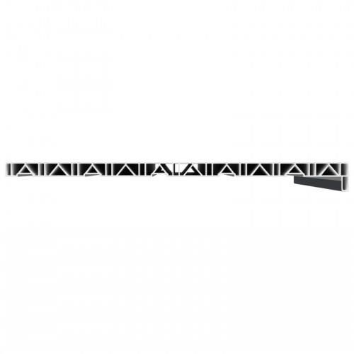 Vindueskarm Anthracit med træstruktur 80 x 50 x 4,5 cm PVC