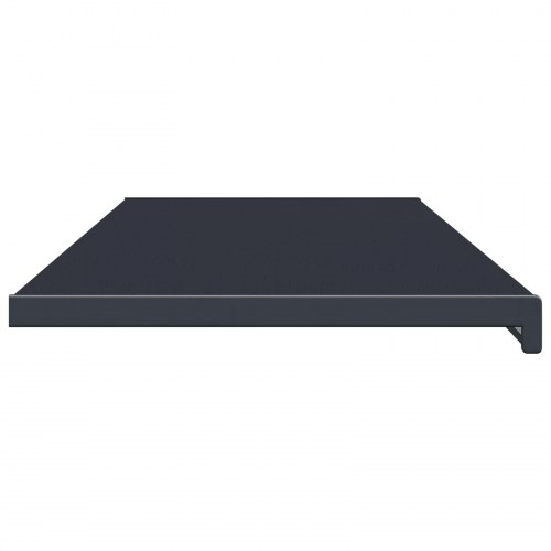 Vindueskarm Anthracit med træstruktur 160 x 45 x 4,5 cm PVC