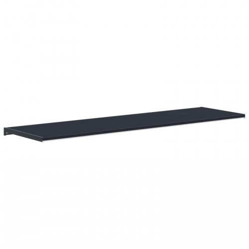 Vindueskarm Anthracit med træstruktur 160 x 45 x 4,5 cm PVC