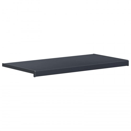 Vindueskarm Anthracit med træstruktur 60 x 45 x 4,5 cm PVC
