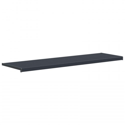 Vindueskarm Anthracit med træstruktur 160 x 40 x 4,5 cm PVC