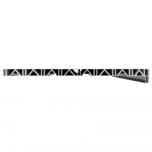 Vindueskarm Anthracit med træstruktur 160 x 40 x 4,5 cm PVC