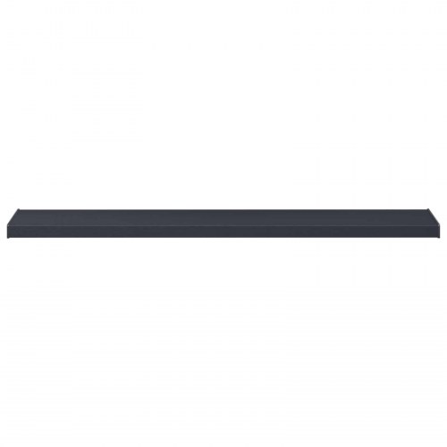 Vindueskarm Anthracit med træstruktur 160 x 35 x 4,5 cm PVC